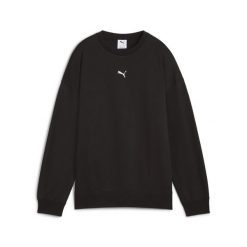 Damska bluza oversize z okrągłym dekoltem Essentials PUMA. Czarne bluzy z kapturem damskie Puma, xs, z bawełny. Za 157.05 zł.