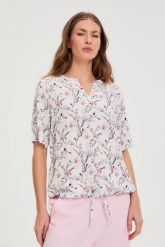 Koszula w kwiaty różowa. Czerwone koszule damskie MOODO, bez wzorów, z wiskozy, bez kołnierzyka, bez ramiączek. Za 79.99 zł.