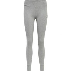 Damskie legginsy bawełniane Hummel Move Grid. Szare legginsy sportowe damskie HUMMEL, l, bez wzorów, z bawełny, na fitness i siłownię. Za 177.50 zł.