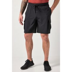 Męska Bermudy FLEXNAMIC® fitness szybkoschnące do rozm. 7 XL. Czarne szorty męskie JAY-PI, na lato, bez wzorów, z materiału, sportowe. Za 239.99 zł.