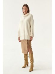 TATUUM Spódnica w kolorze beżowym rozmiar: 38. Brązowe spódniczki damskie Tatuum, bez wzorów, midi, proste. Za 209.33 zł.