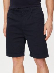 Guess Szorty materiałowe Noah M4GD14 WG3QA Granatowy Slim Fit. Niebieskie szorty męskie Guess, z bawełny, bez kołnierzyka. Za 219.99 zł.