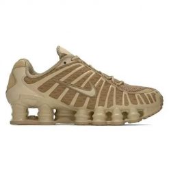 Buty do chodzenia damskie Nike Shox TL. Brązowe buty sportowe na co dzień damskie Nike, bez wzorów, z gumy, trekkingowe. Za 849.99 zł.