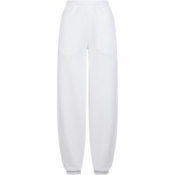 Damskie spodnie dresowe Urban Classics. Białe spodnie dresowe damskie Urban Classics, bez wzorów, z dresówki. Za 206.00 zł.