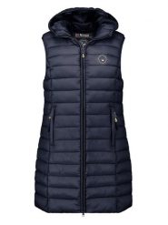 Geographical Norway Kamizelka pikowana "Vatikamap" w kolorze granatowym rozmiar: S. Niebieskie kamizelki damskie Geographical Norway, s. Za 170.07 zł.