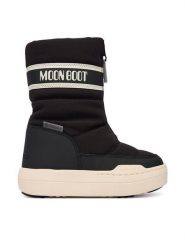 Moon Boot Śniegowce Jr Park Zip High Wp 80D3440080 S Czarny. Czarne kozaki dziewczęce Moon Boot, bez wzorów, ze skóry, bez obcasa. Za 629.99 zł.