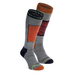 Skarpety narciarskie Ortovox Free Ride Long Socks. Szare skarpetki męskie ORTOVOX, bez wzorów. Za 191.99 zł.