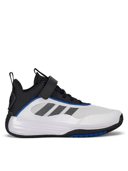 Adidas Sneakersy OWNTHEGAME 3.0 K IF4592 Biały. Białe buty sportowe chłopięce Adidas, bez wzorów, z materiału, bez zapięcia. Za 249.99 zł.
