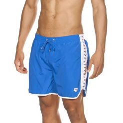 Szorty męskie spodenki kąpielowe sportowe na basen Arena Stripe Boxer. Niebieskie kąpielówki męskie Arena, m, bez wzorów, do pływania. Za 130.99 zł.