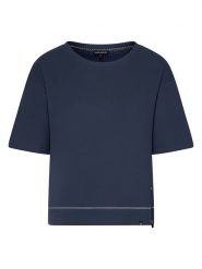 Naturana Koszulka w kolorze granatowym rozmiar: XS. Niebieskie bluzki damskie Naturana, xs, bez wzorów, bez kołnierzyka. Za 65.99 zł.