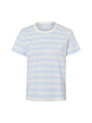 Marie Lund Koszulka Kobiety Bawełna niebieski|biały, XL. Białe t-shirty damskie Marie Lund, uniwersalny, bez wzorów, z bawełny, bez kołnierzyka. Za 129.95 zł.