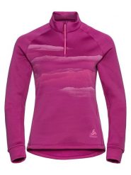 Odlo Bluza polarowa "Berra Graphic" w kolorze różowym rozmiar: S. Różowe bluzy bez kaptura damskie Odlo, s, z materiału. Za 219.60 zł.