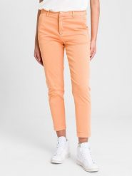 Cross Jeans Spodnie w kolorze pomarańczowym rozmiar: W26. Pomarańczowe jeansy damskie Cross Jeans, bez wzorów, z jeansu, z podwyższonym stanem. Za 66.16 zł.