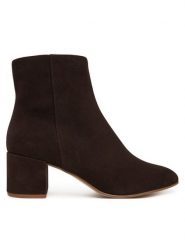 HÖGL Botki Daydream 0-134102-8600 Brązowy. Brązowe botki damskie HÖGL, ze skóry, bez obcasa, na słupku, bez zapięcia. Za 749.99 zł.