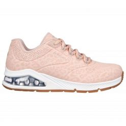 Buty Skechers Uno 2 W 155642-BLK różowe. Czerwone buty sportowe na co dzień damskie bez wzorów, z gumy. Za 362.52 zł.