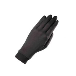Rękawiczki pięciopalczaste Zanier Merino Liner Touch. Czarne rękawiczki damskie Zanier, na zimę, bez wzorów. Za 111.99 zł.