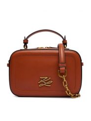 KARL LAGERFELD Torebka B1W30269 Brązowy. Brązowe listonoszki damskie Karl Lagerfeld, bez wzorów, ze skóry, bez dodatków. Za 1,299.00 zł.