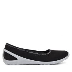 Baleriny ECCO. Czarne baleriny damskie ECCO, bez wzorów, bez obcasa. Za 399.99 zł.