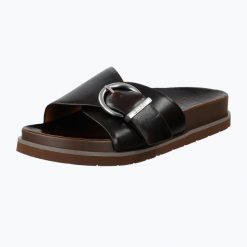 Klapki damskie GANT Mardale. Brązowe klapki damskie Gant, bez wzorów, z gumy, bez obcasa. Za 489.99 zł.