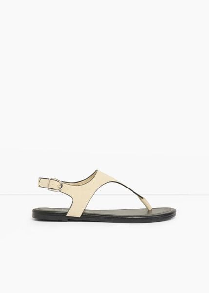 Sandały japonki. Szare sandały damskie bonprix, bez wzorów, bez obcasa. Za 32.99 zł.