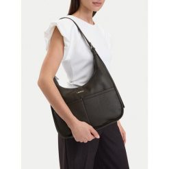 Torebka Lasocki. Brązowe torebki klasyczne damskie Lasocki, bez wzorów, bez dodatków. Za 189.99 zł.
