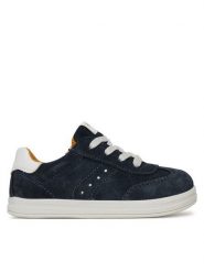 Primigi Sneakersy 7854611 M Granatowy. Niebieskie buty sportowe chłopięce Primigi, ze skóry, bez zapięcia. Za 159.99 zł.