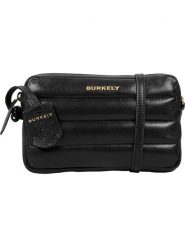 Burkely Skórzana torebka w kolorze czarnym - 20 x 13 x 4 cm rozmiar: onesize. Czarne torebki klasyczne damskie Burkely, bez wzorów, z materiału, pikowane, bez dodatków. Za 171.28 zł.