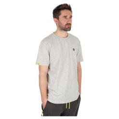 Koszulka Męska Wędkarska Męska T-Shirt Matrix Large Logo. Szare t-shirty męskie MATRIX, m, bez wzorów, bez kołnierzyka. Za 99.99 zł.