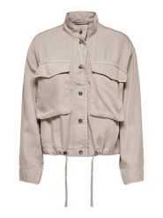 ONLY Kurtka w kolorze szarobrązowym rozmiar: XL. Brązowe kurtki damskie Only, xl, bez wzorów, z lyocellu, bez kaptura. Za 139.87 zł.