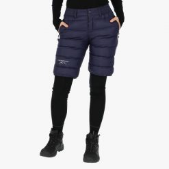 Szorty Puchowe Narciarstwo damska Swedemount Östersund Down Shorts 2.0. Brązowe szorty damskie SWEDEMOUNT, bez wzorów, z materiału, sportowe. Za 329.99 zł.