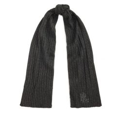 Szalik LAUREN RALPH LAUREN. Szare szaliki i kominy damskie Lauren Ralph Lauren, bez wzorów. Za 419.99 zł.