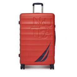 Walizka duża Nautica. Czerwone walizki Nautica, bez wzorów, duże. Za 399.99 zł.