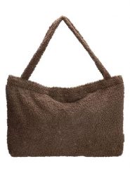 Beagles Shopper bag w kolorze ciemnobrązowym - 60 x 42 x 9,5 cm rozmiar: onesize. Brązowe shopper bag damskie Beagles, bez wzorów, z materiału, na ramię, bez dodatków. Za 81.45 zł.