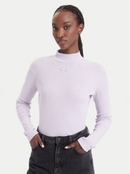 HUGO Bluzka Easy 50525318 Fioletowy jasny Regular Fit. Fioletowe bluzki damskie Hugo, l, bez wzorów, z bawełny, bez ramiączek. Za 229.99 zł.