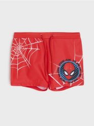 Kąpielówki Spider-man - czerwony. Czerwone kąpielówki męskie Sinsay, bez wzorów. Za 19.99 zł.