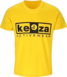 Koszulka sportowa męska KEEZA bawełniana. Niebieskie t-shirty sportowe męskie KEEZA, m, z bawełny, bez ramiączek, na fitness i siłownię. Za 26.00 zł.