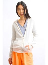 AUTHENTIC CASHMERE Kaszmirowy kardigan "Colombis" w kolorze białym rozmiar: S. Białe kardigany damskie AUTHENTIC CASHMERE, s, bez wzorów, z kaszmiru. Za 387.24 zł.