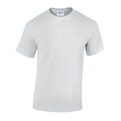 Ciężka Bawełniana Koszulka Unisex Dla Dorosłych. Zielone bluzki damskie Gildan, xl, bez wzorów, z bawełny, sportowe, bez kołnierzyka, bez ramiączek. Za 49.99 zł.