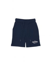 Odzież sportowa z bawełna z sznurek regulacyjny na co dzień. Niebieskia szorty męskie LEONE 1947 APPAREL, z bawełny, na fitness i siłownię. Za 42.06 zł.