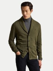 Polo Ralph Lauren Kardigan 710877008500 Zielony ciemny Regular Fit. Zielone kardigany męskie Polo Ralph Lauren, l, bez wzorów, z bawełny, bez kołnierzyka. Za 1,018.99 zł.