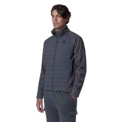 Kurtka Kappa Garret. Szare kurtki treningowe męskie Kappa, l, bez wzorów, z materiału, trekkingowe. Za 337.50 zł.