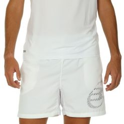Short Bullpadel Bppt-pn04. Białe szorty męskie bullpadel, bez wzorów. Za 146.00 zł.