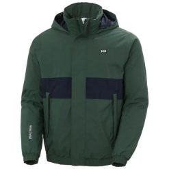 Kurtka wodoodporna Helly Hansen Smoegen. Zielone kurtki outdoor męskie Helly Hansen, s, bez wzorów, z materiału, bez kaptura. Za 706.00 zł.