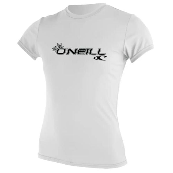 Koszulka damska O'Neill Basic Skins Sun. Białe bluzki damskie O'neill, l, bez wzorów, z materiału, bez kołnierzyka. Za 227.00 zł.