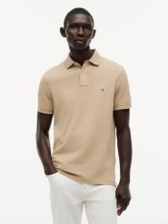 Tommy Hilfiger koszulka polo Mężczyźni Bawełna brązowy, XL. Brązowe koszulki polo męskie Tommy Hilfiger, m, bez wzorów, z bawełny, bez ramiączek. Za 329.95 zł.