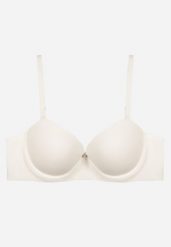 Biały Gładki Biustonosz o Klasycznym Fasonie Amanei. Białe biustonosze Renee, bez wzorów. Za 39.99 zł.