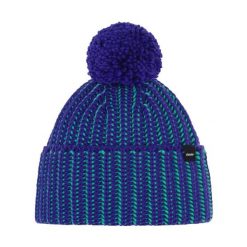 Czapka Eisbar Ronda Pompon MÜ. Niebieskie czapki męskie Eisbar, bez wzorów, z wełny, sportowe. W wyprzedaży za 215.54 zł.