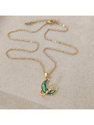 Nakkash Pozłacany naszyjnik z zawieszką - dł. 42 cm rozmiar: onesize. Żółte naszyjniki damskie Nakkash, pozłacane. Za 65.38 zł.