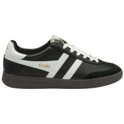Damskie skórzane buty sportowe Gola Cyclone Leather. Białe buty sportowe na co dzień damskie Gola, bez wzorów, z gumy. Za 468.50 zł.