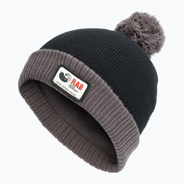 Czapka zimowa Rab Essential Bobble. Czarne czapki męskie RAB, na zimę, bez wzorów, z materiału. Za 89.99 zł.